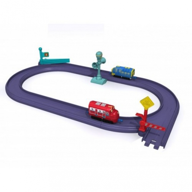 Игровой набор Чаггингтон Железная дорога и 2 паровозика LC54206